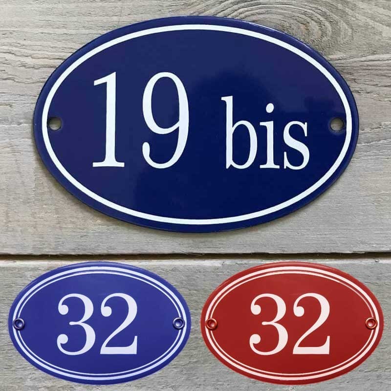 Numéro de maison Numéro de chiffre en métal Signe d'adresse extérieure