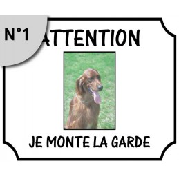 Plaque Attention au Chien Personnalisée Beagle r3 Plaque Personnalisable  Photo et Texte : : Produits Handmade