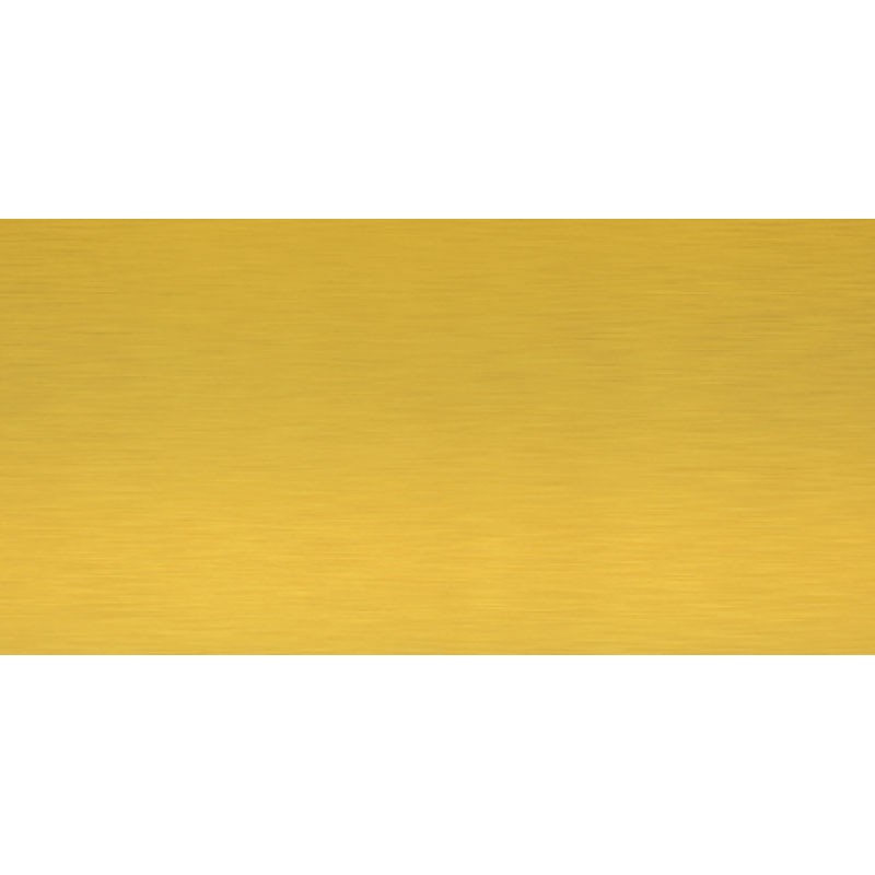 Plaque funéraire avec nom et date en métal doré - Laiton brillant