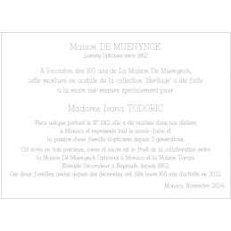 Commande DE MUENYNCK