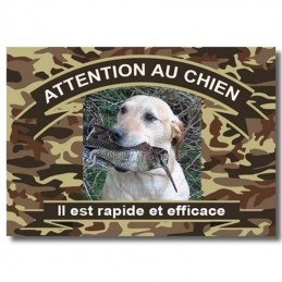 plaque chasse à personnaliser