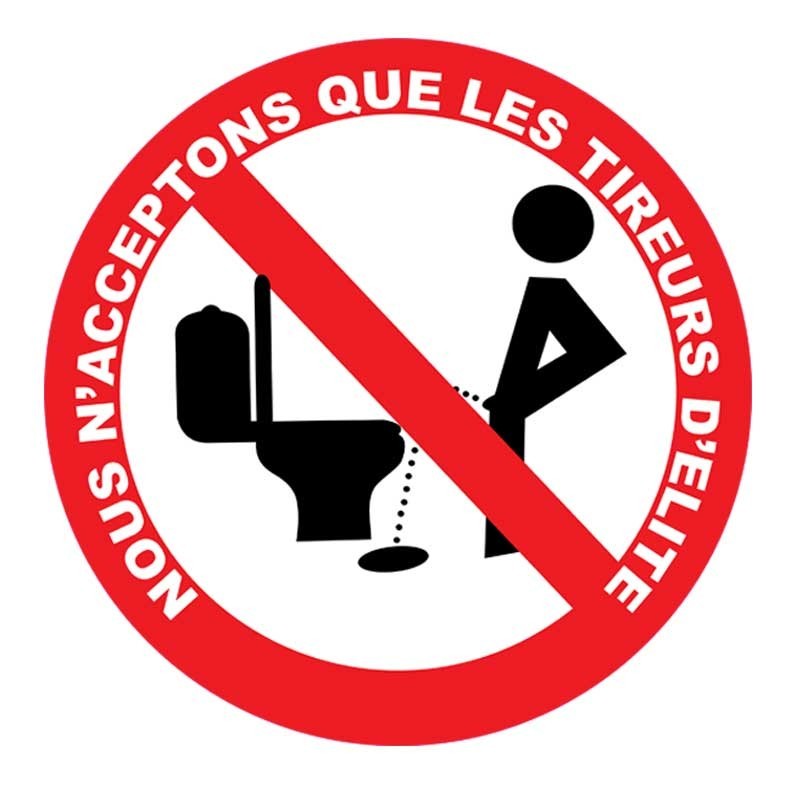 Pancarte Humoristique Pour Wc A Fixer Sur La Porte Des Toilettes